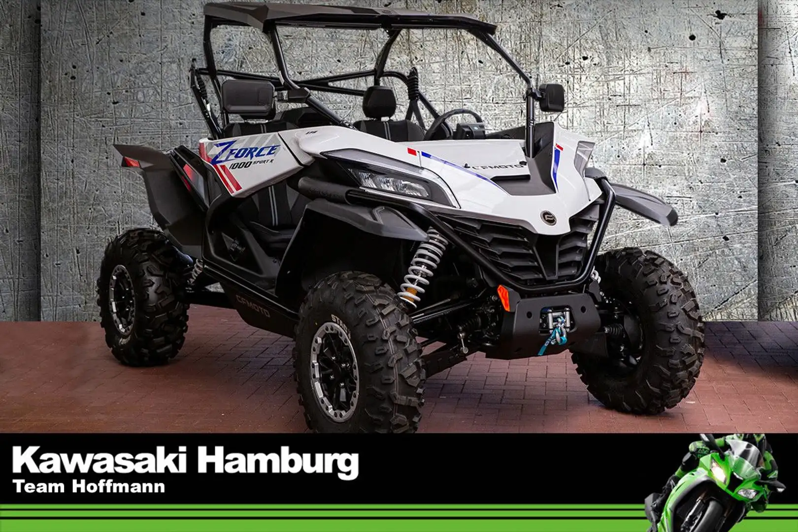 CFMOTO ZForce 1000 Sport R Servo LOF, unfallfrei Blanco - 1