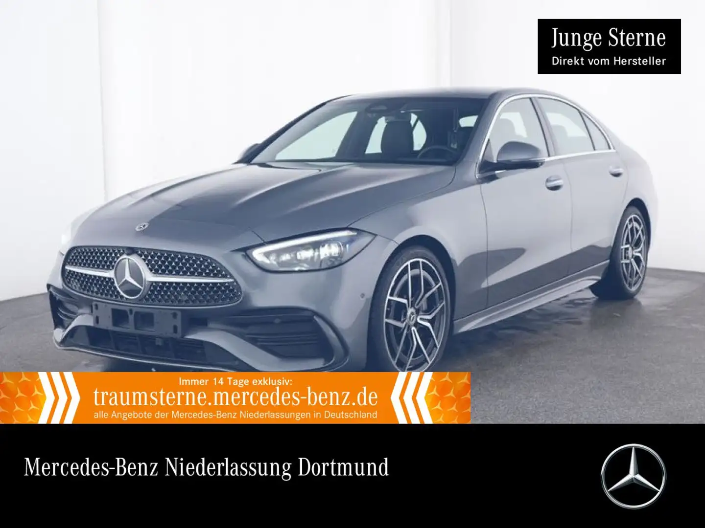 Mercedes-Benz C 300 d AMG+360+TOTW+KEYLESS+9G Grau - 1