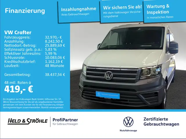 Volkswagen Crafter 35 Kasten 2.0 TDI 130 kW 4M AUT. MR L2H1