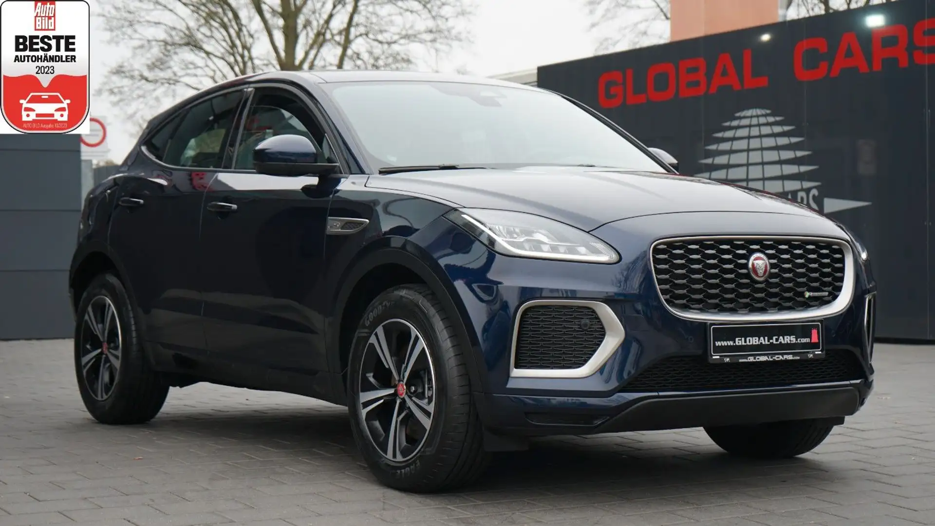 Jaguar E-Pace E-PACE D200 AWD R-DYNAMIC S*PANORAMA*VIRTUAL* Bleu - 1