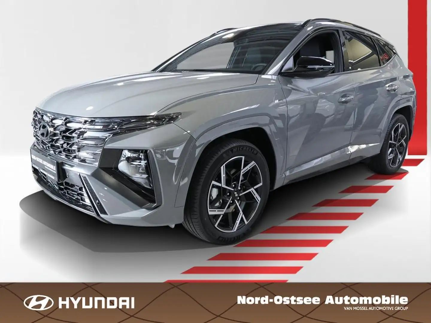 Hyundai TUCSON FL HEV N Line Panoramadach Gris - 1