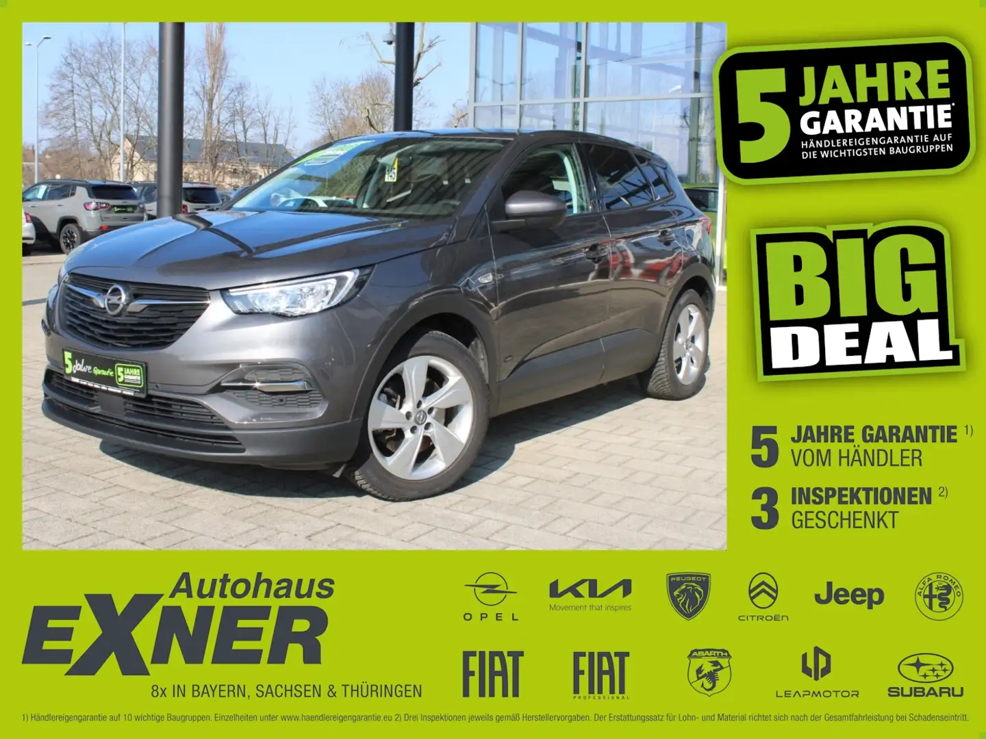 Opel Grandland X 1.6 Turbo Hybrid EDITION Navi, LED Gris - 1