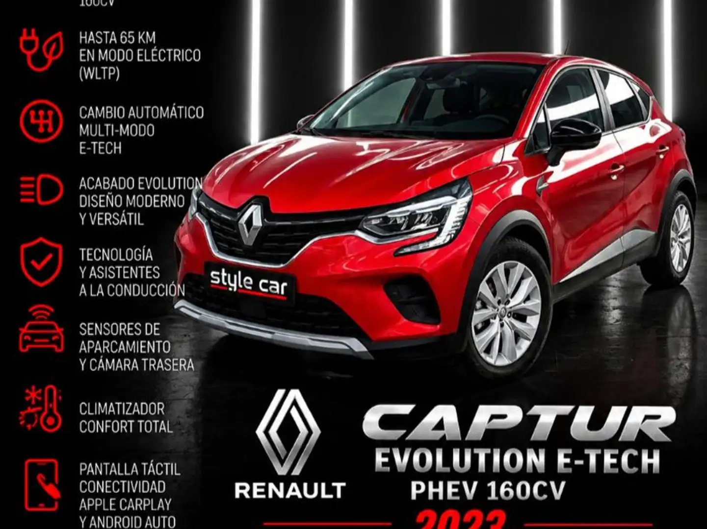 Renault Captur evolution ETech PHEV 117kW 160CV Burdeos - 1