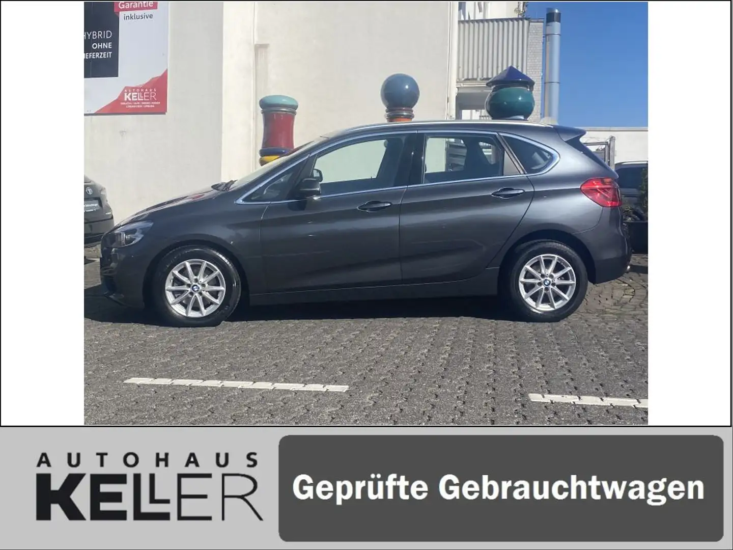 BMW 218 218i Active Tourer Advantage NAVI-AHK-SHZ-PDC Grau - 2