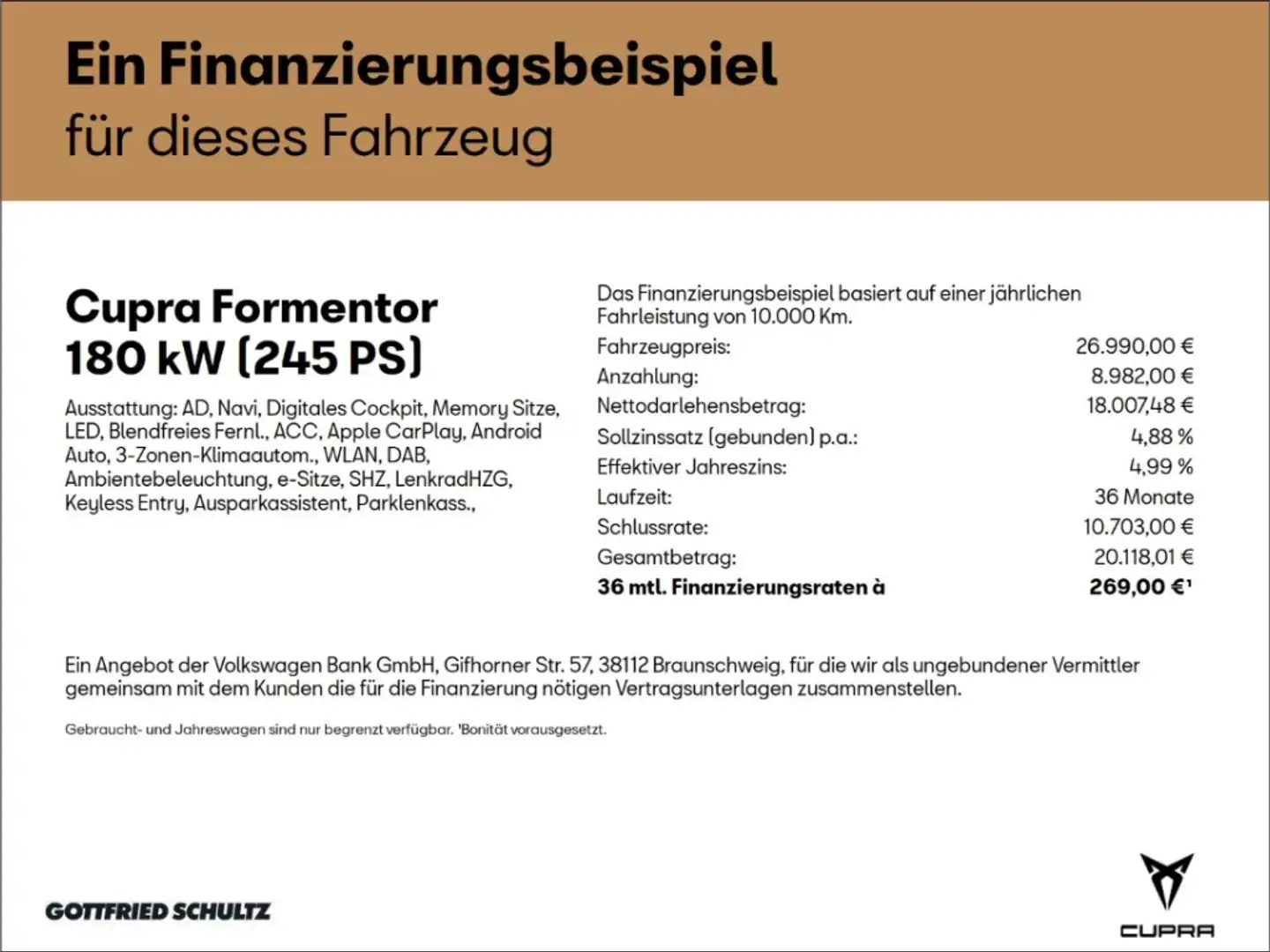 CUPRA Formentor VZ 1.4 e-Hybrid DSG LED Navi Kamera Grau - 2