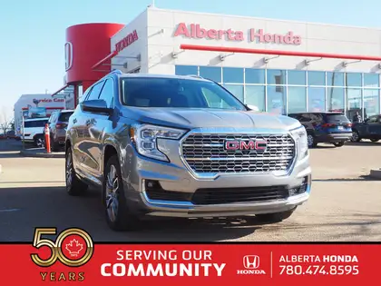 Gray 2023 GMC Terrain Denali AWD SUV / Crossover All-Wheel Drive 9-Speed Automatic