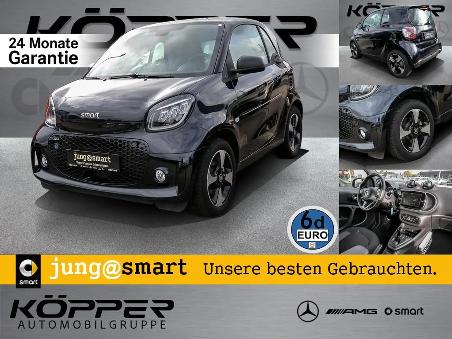 smart forTwo EQ Exclusive Saphire Blue Rückfahrkamera Blau - 1