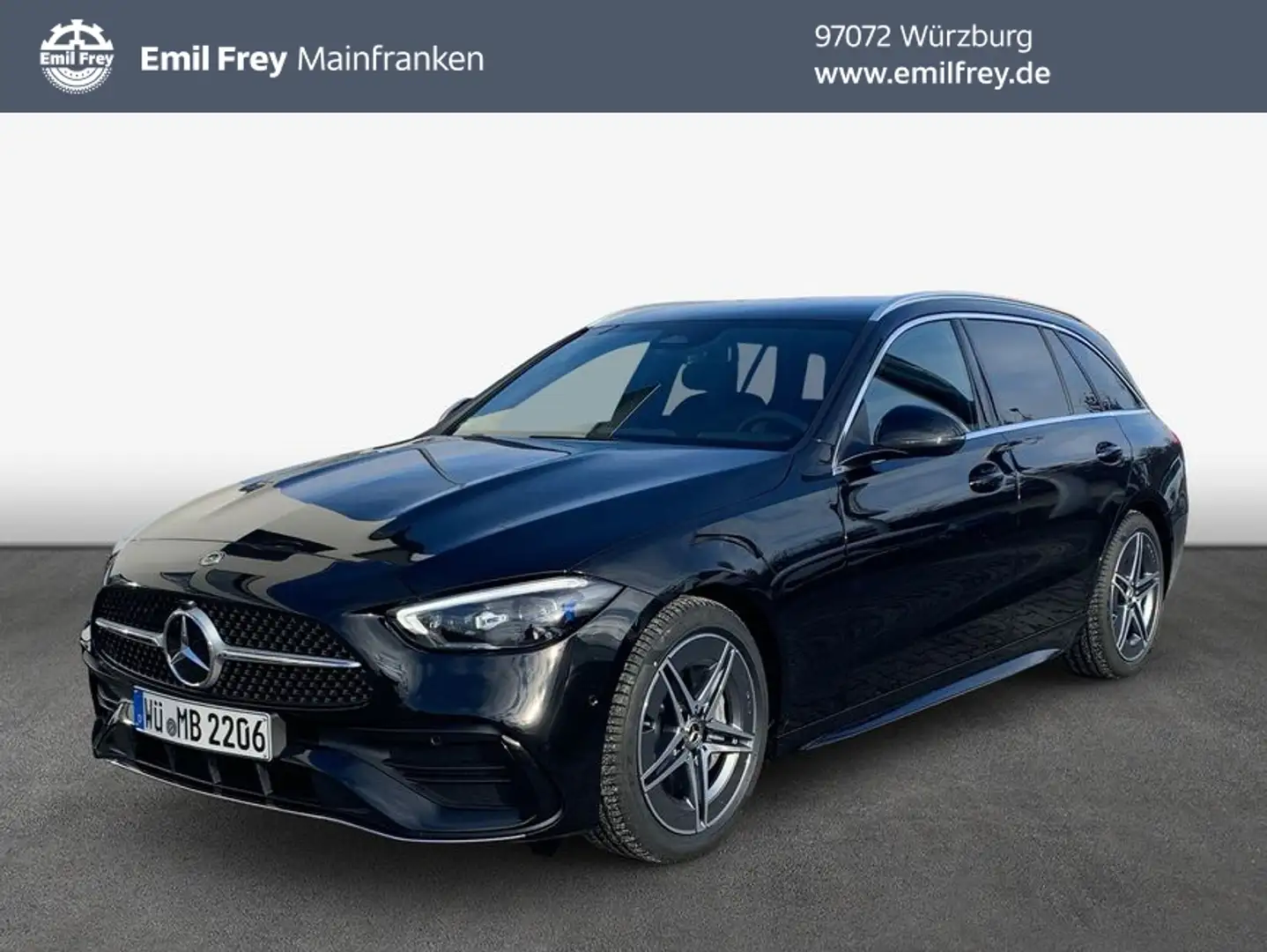 Mercedes-Benz C 220 C-Klasse Zwart - 1