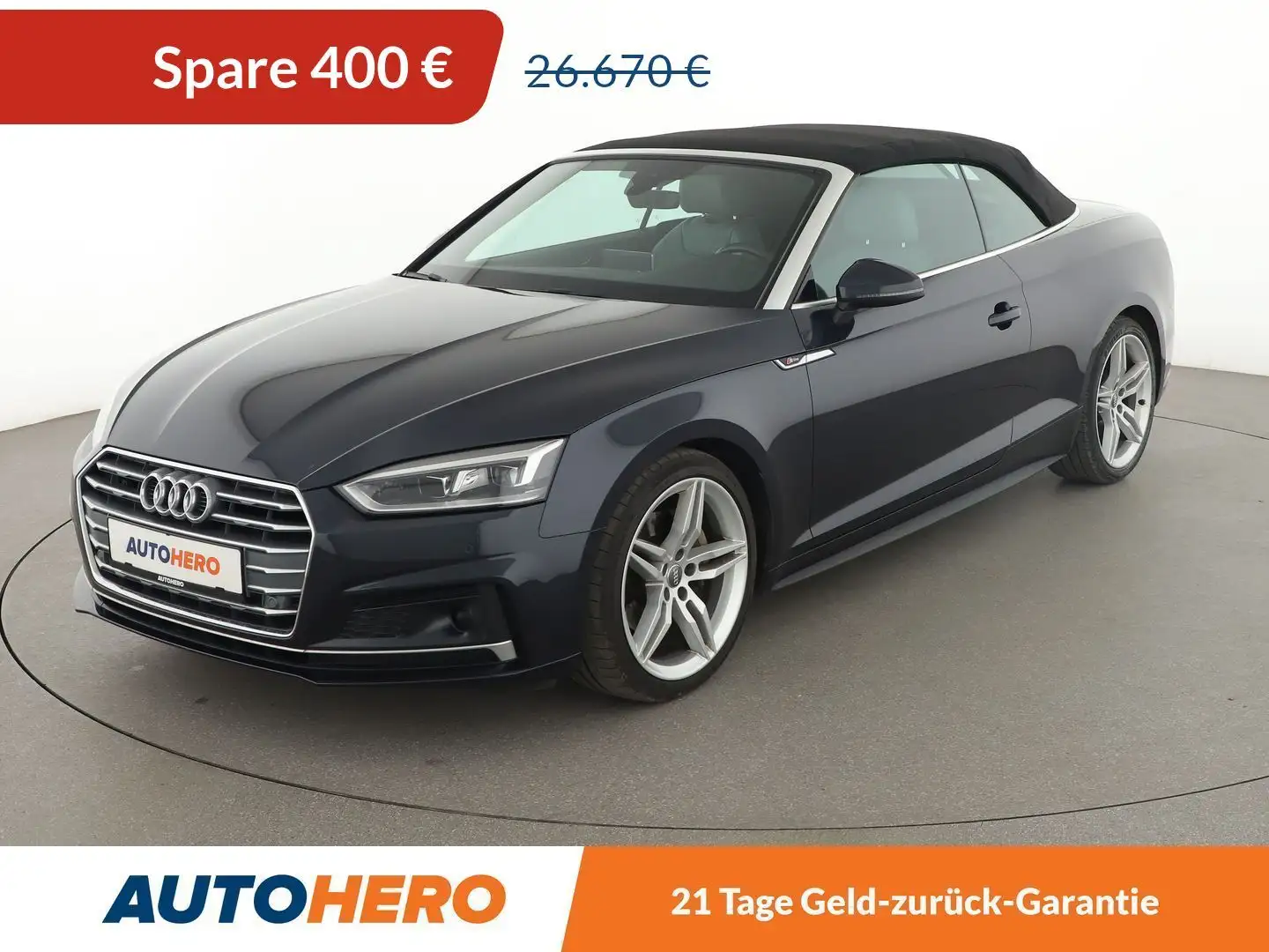 Audi A5 2.0 TDI Sport Aut.*S-LINE*NAVI*LED*ACC*PDC* Blau - 1