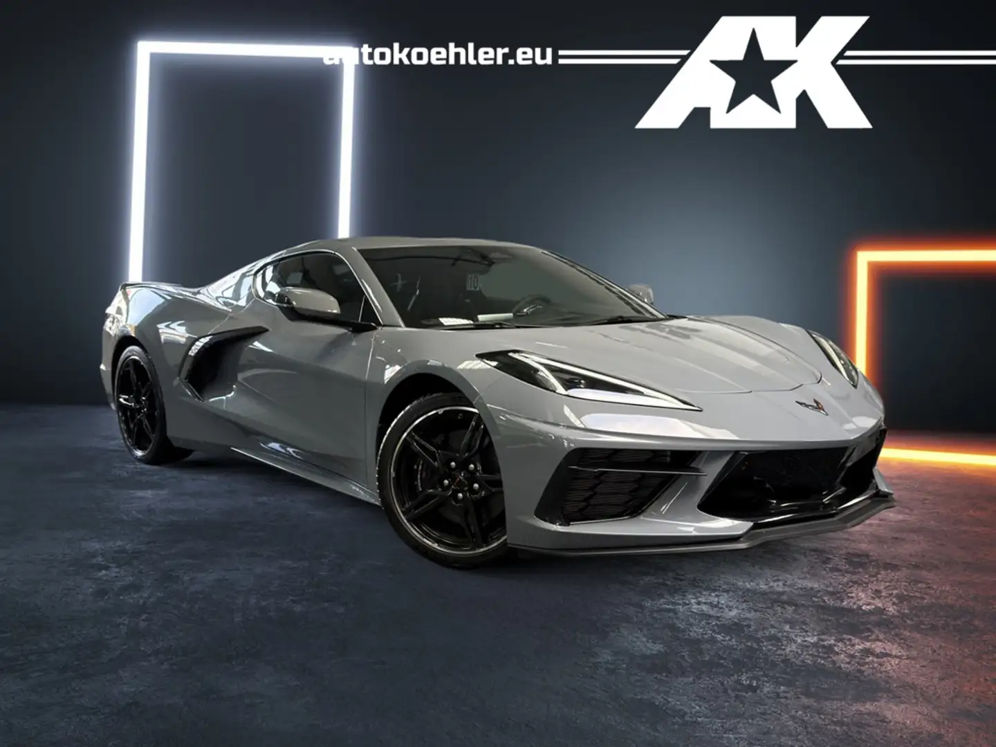 Corvette C8 Coupe 3LT, Lift, VOLL!!! Grau - 1
