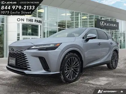 Silver 2026 Lexus RX Hybrid 450h+ Ultra Premium AWD SUV / Crossover Continuously Variable Transmission