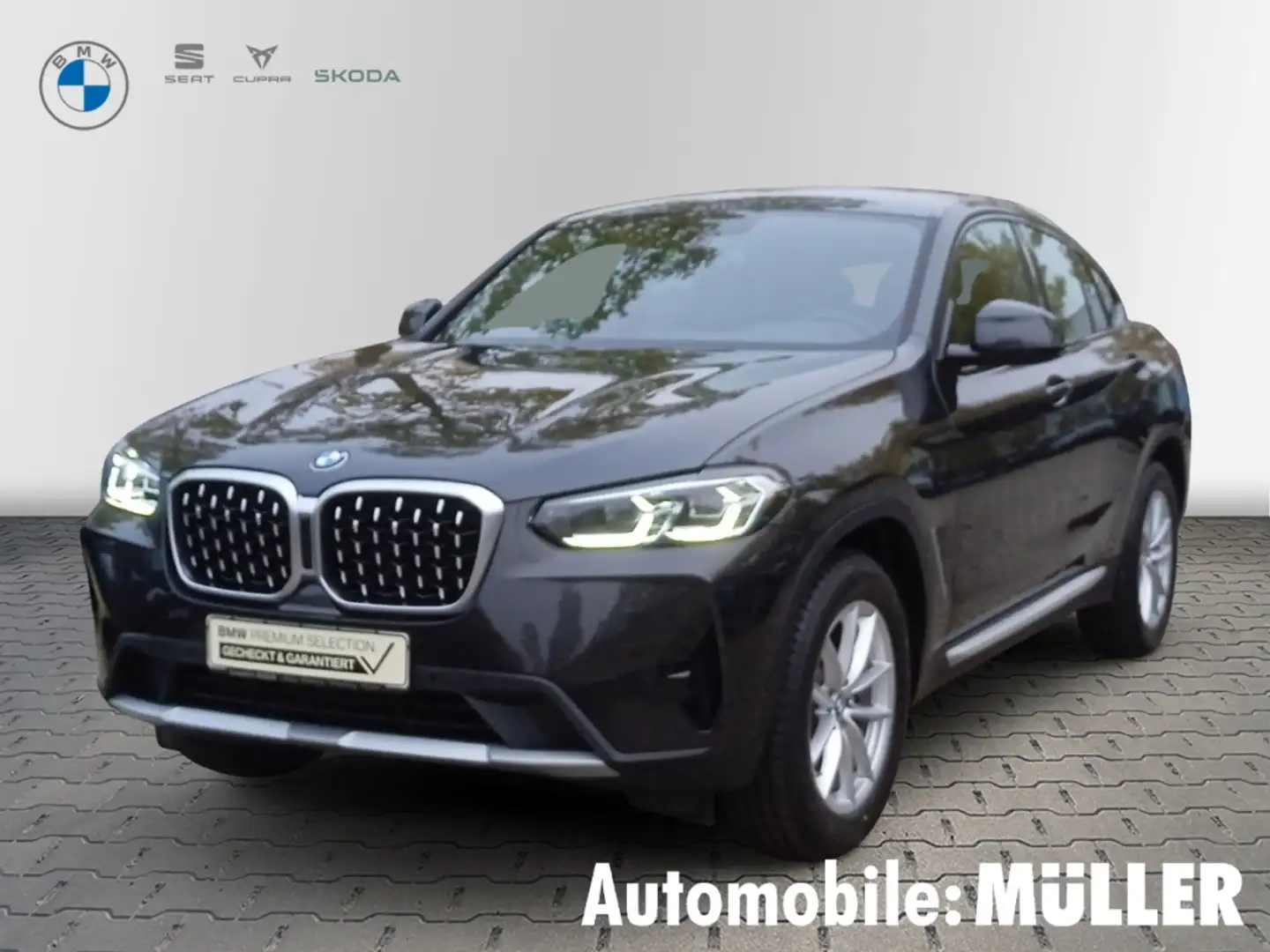 BMW X4 d Mild-Hybrid*RFK*DAB*HiFi*M-Sportfahrwerk*Ad.LED* Grau - 1