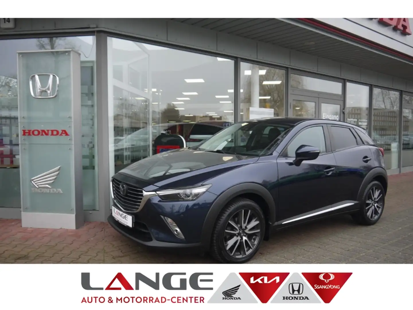 Mazda CX-3 2.0 Sports-Line AWD Standheizung Navi Dyn. Kurvenl Azul - 1