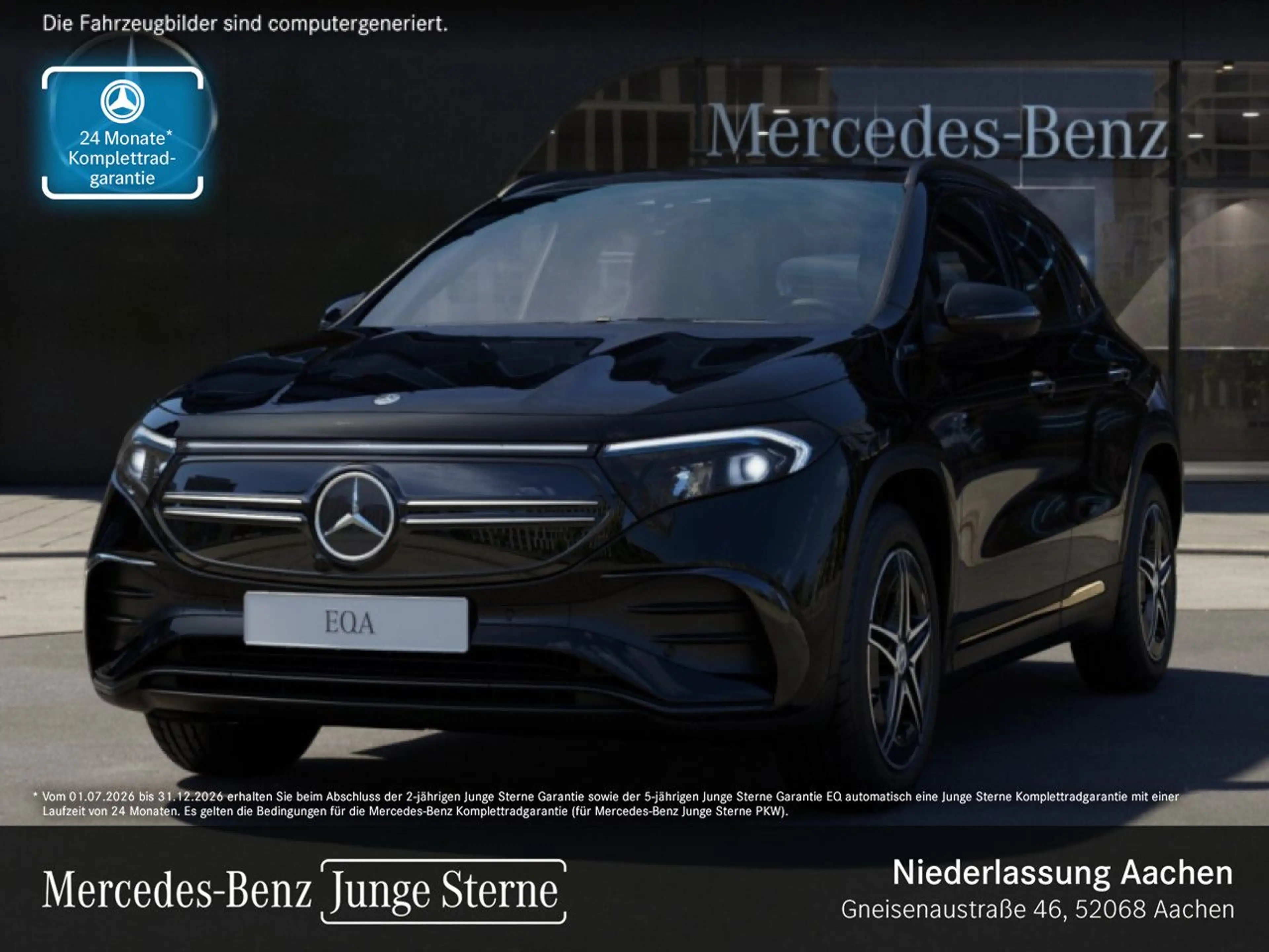 Mercedes-Benz EQA 250 AMG+NIGHT+PLUS-PAKET+PANO+360+HUD+KEYLESS