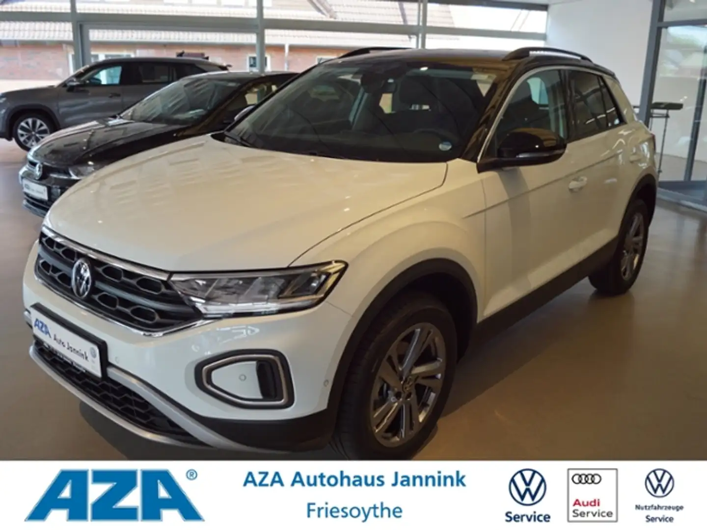 Volkswagen T-Roc 1.5 TSI DSG Life *Ahk*Kamera*Sitzh.*ACC*R2D*PDC*L Weiß - 1