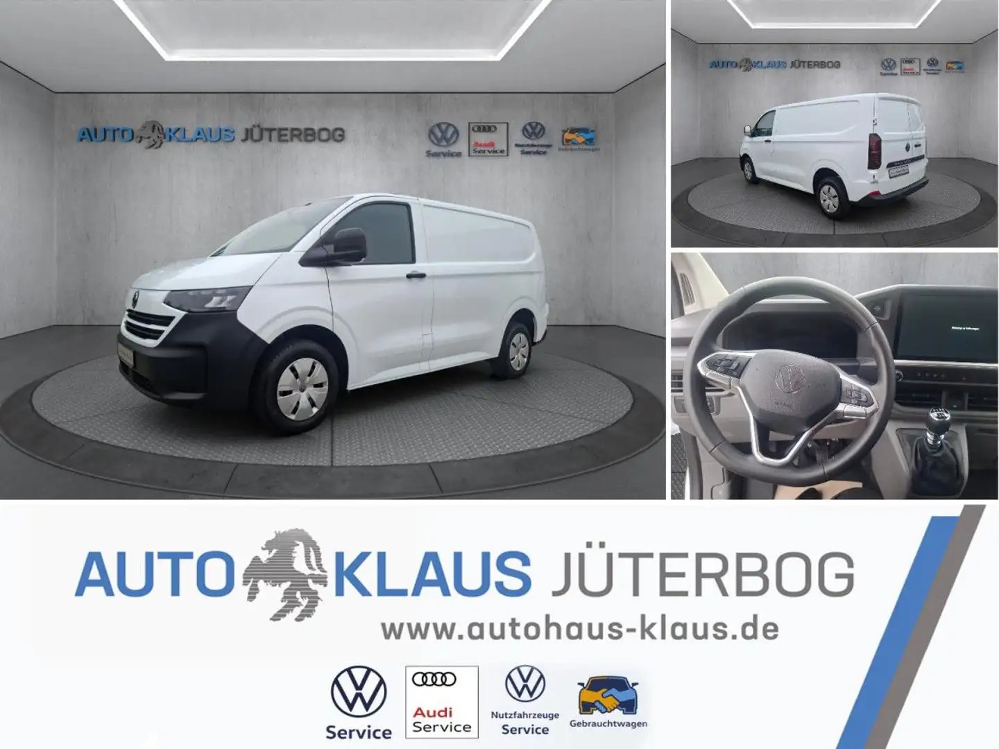 Volkswagen T7 New Transporter Kasten 2.0 TDI KR L1H1 Euro6 ZV Weiß - 1