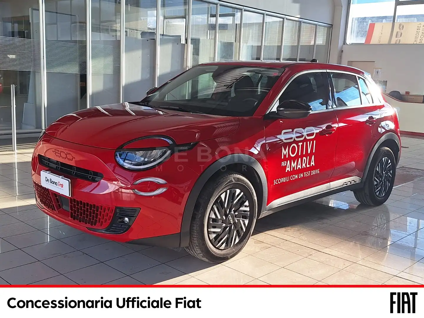 Fiat 600 54kwh red Rosso - 1