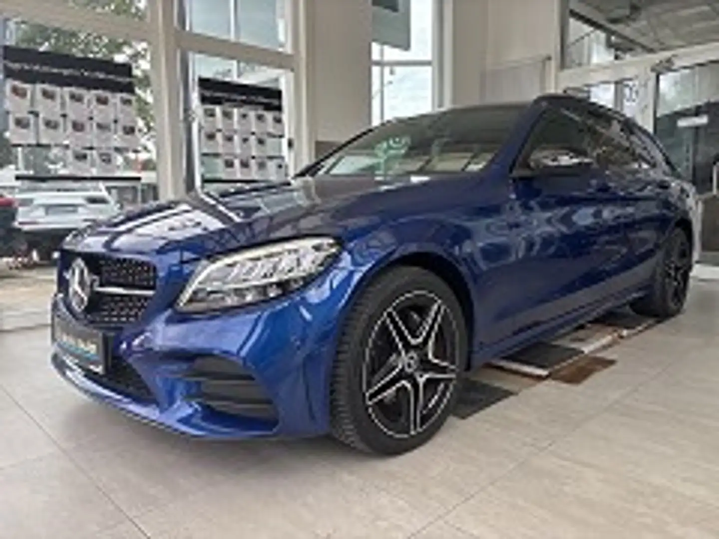 Mercedes-Benz C 220 d Kombi 4Matic AMG+AHK+NAVI+KAMERA+NIGHT Blue - 1