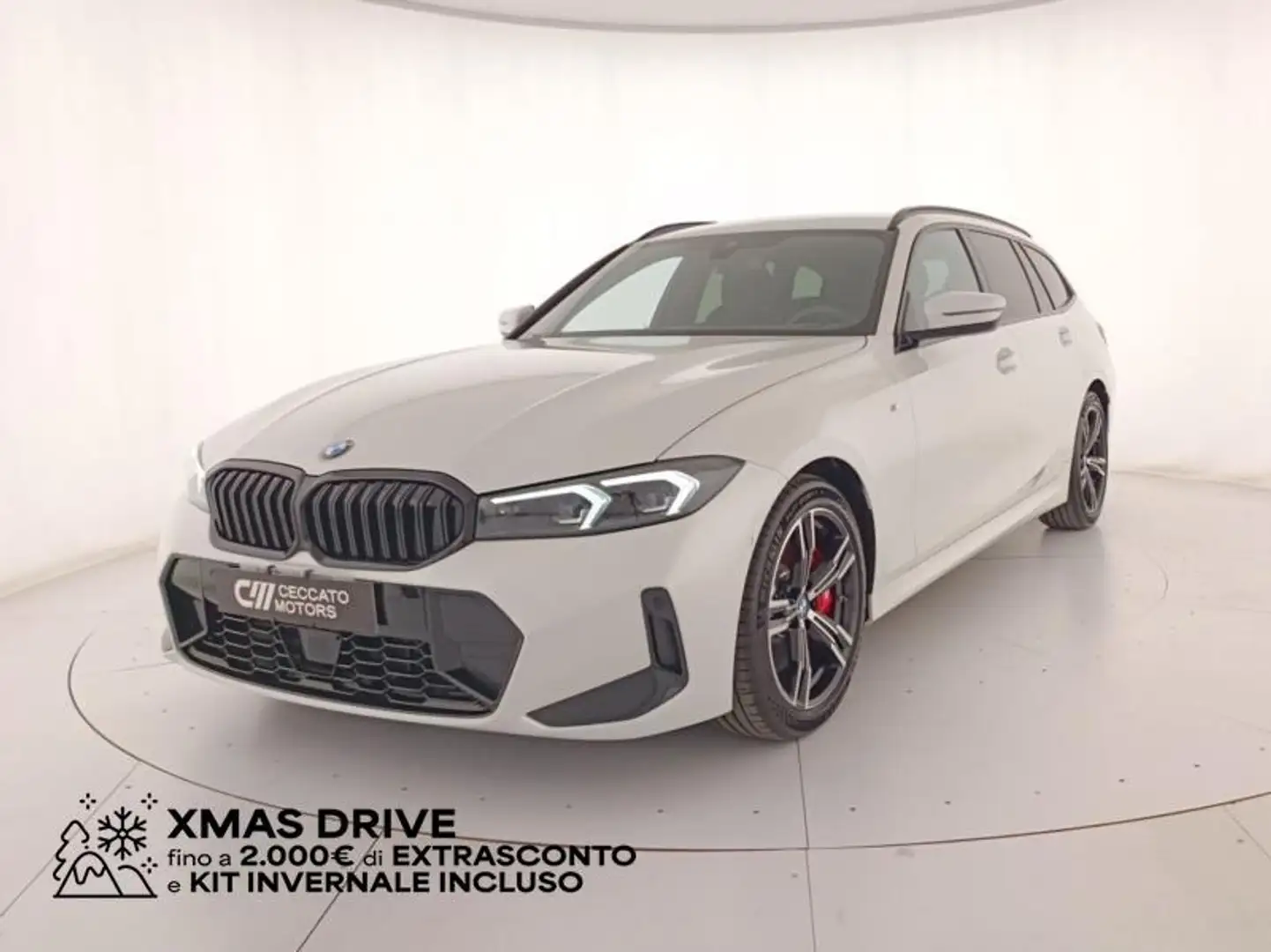 BMW 318 d Touring mhev 48V MSport Pro auto Bianco - 1
