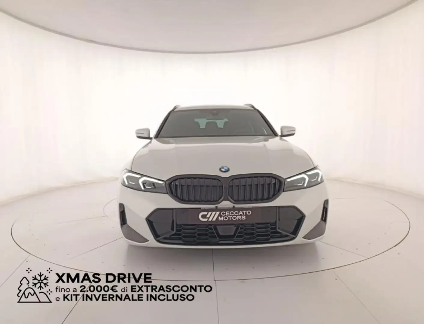 BMW 318 d Touring mhev 48V MSport Pro auto Bianco - 2