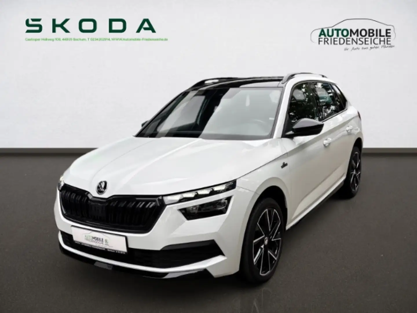 Skoda Kamiq Monte Carlo 1.0 TSI 81 KW DSG Navi PDC  Sitzh. Blanc - 1