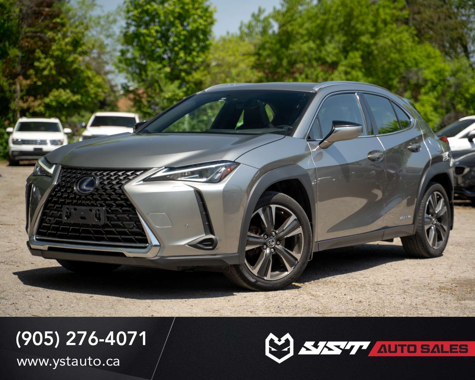 Silver 2019 Lexus UX Hybrid SUV / Crossover All-Wheel Drive Automatic