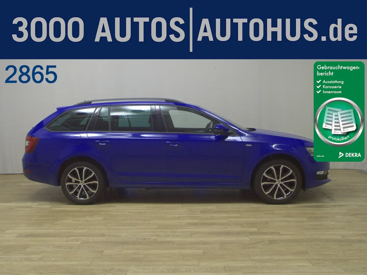 Skoda Octavia Kombi 1.0 TSI Soleil LED PDC Shz Klima Blau - 1