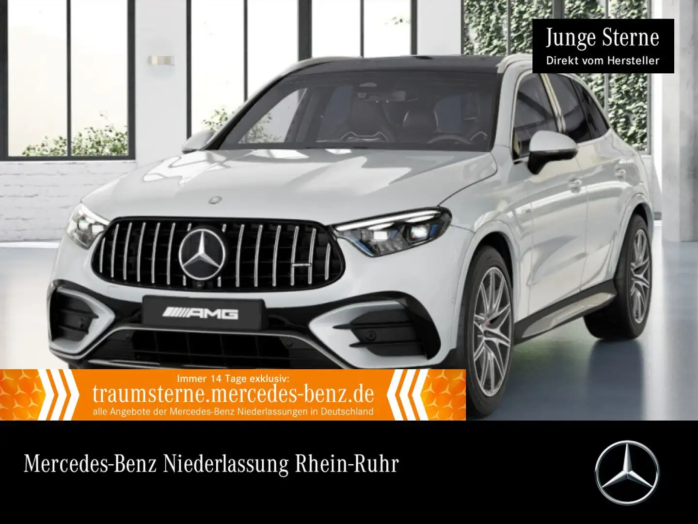 Mercedes-Benz GLC 63 AMG GLC 63 S E DRIVERS+PANO+360+AHK+PERFSITZE+TOTW+9G Weiß - 1