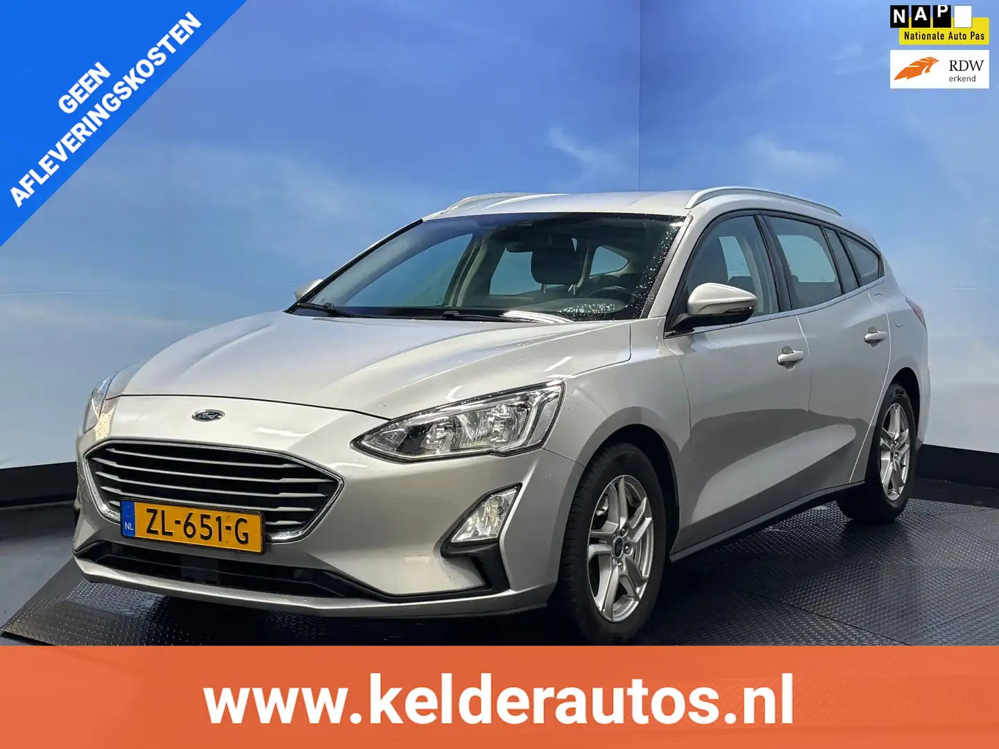 Ford Focus Wagon 1.0 EcoBoost Trend Edition Business Navi | A Grijs - 1