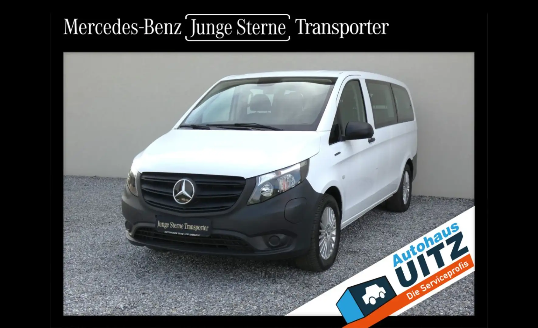 Mercedes-Benz Vito e Tourer PRO Lang AUT+Facelift+Klima+Shz Weiß - 1