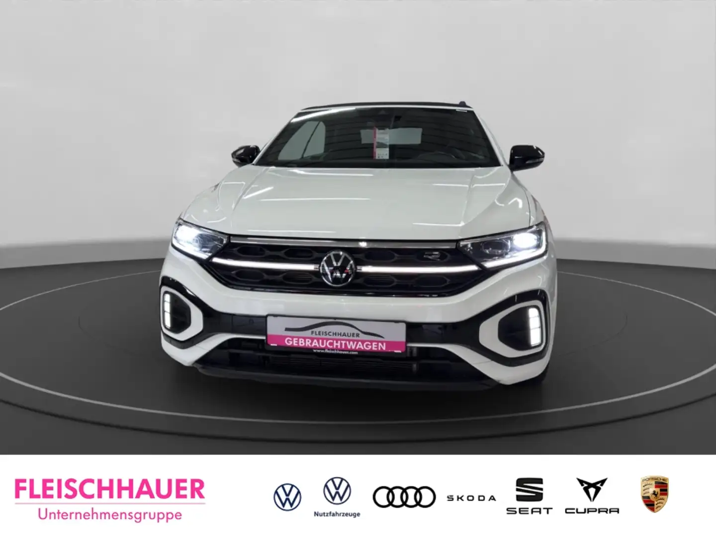 Volkswagen T-Roc Cabrio R-Line 1.5 TSI MATRIX+NAVI+ACC+RFK+AHK+DAB+ Weiß - 2