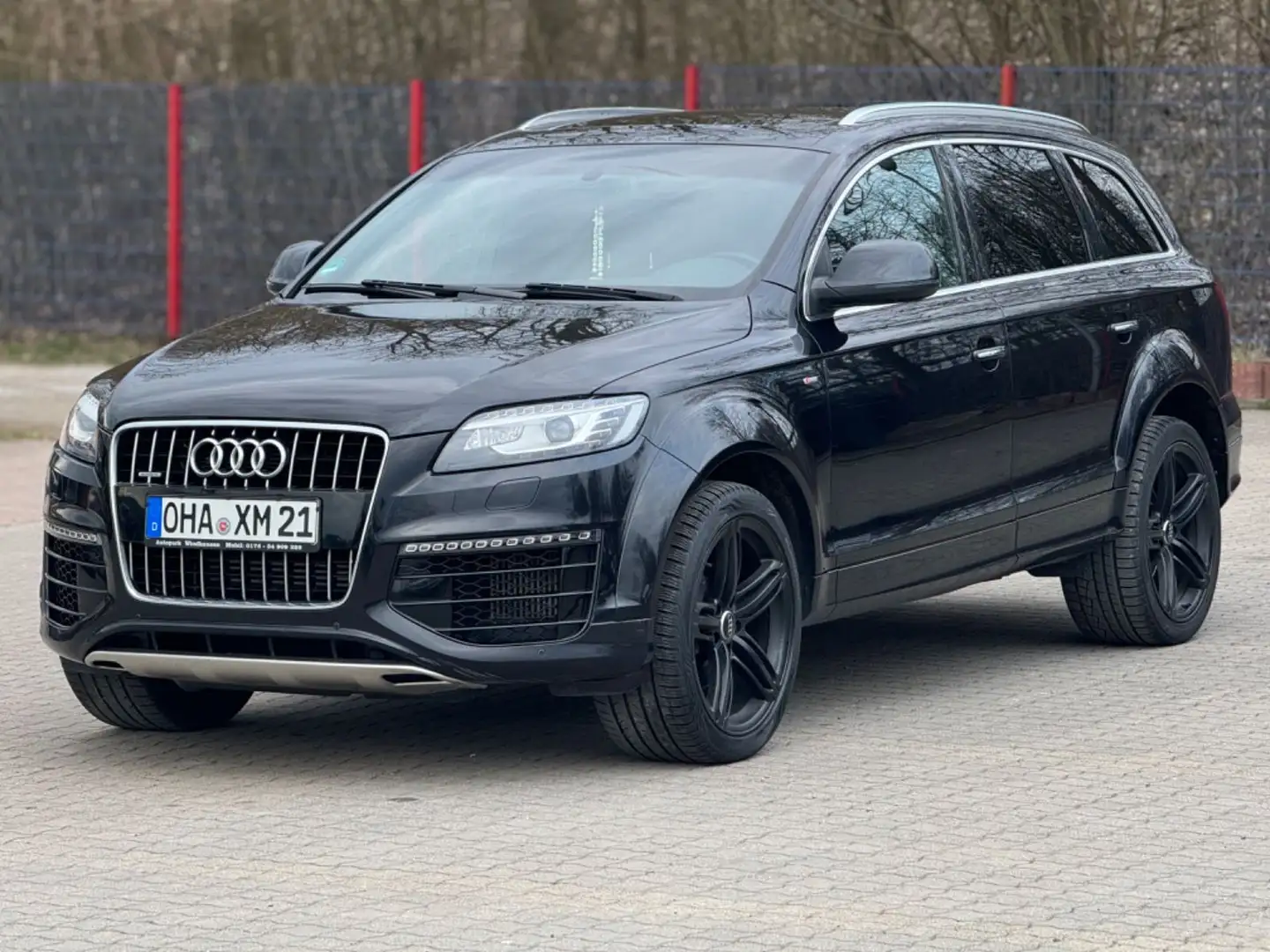 Audi Q7 4.2 TDI Quattro S-Line *7 SITZER Negro - 1