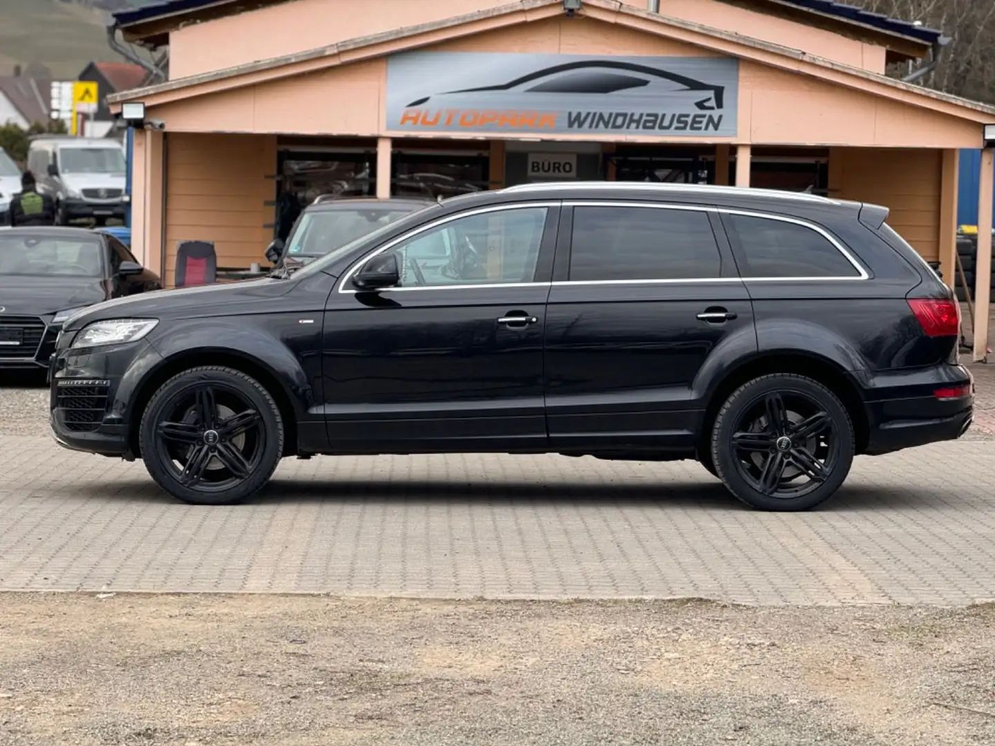 Audi Q7 4.2 TDI Quattro S-Line *7 SITZER Negro - 2