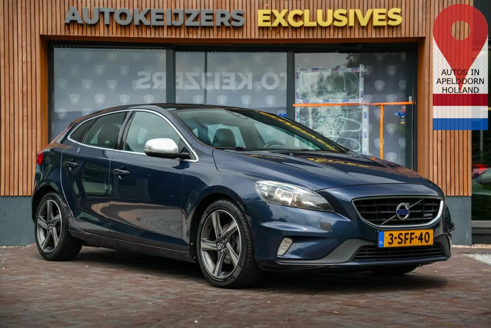 Volvo V40 1.6 D2 R-Design Panodak Cruise kamera Navi S Blau - 1