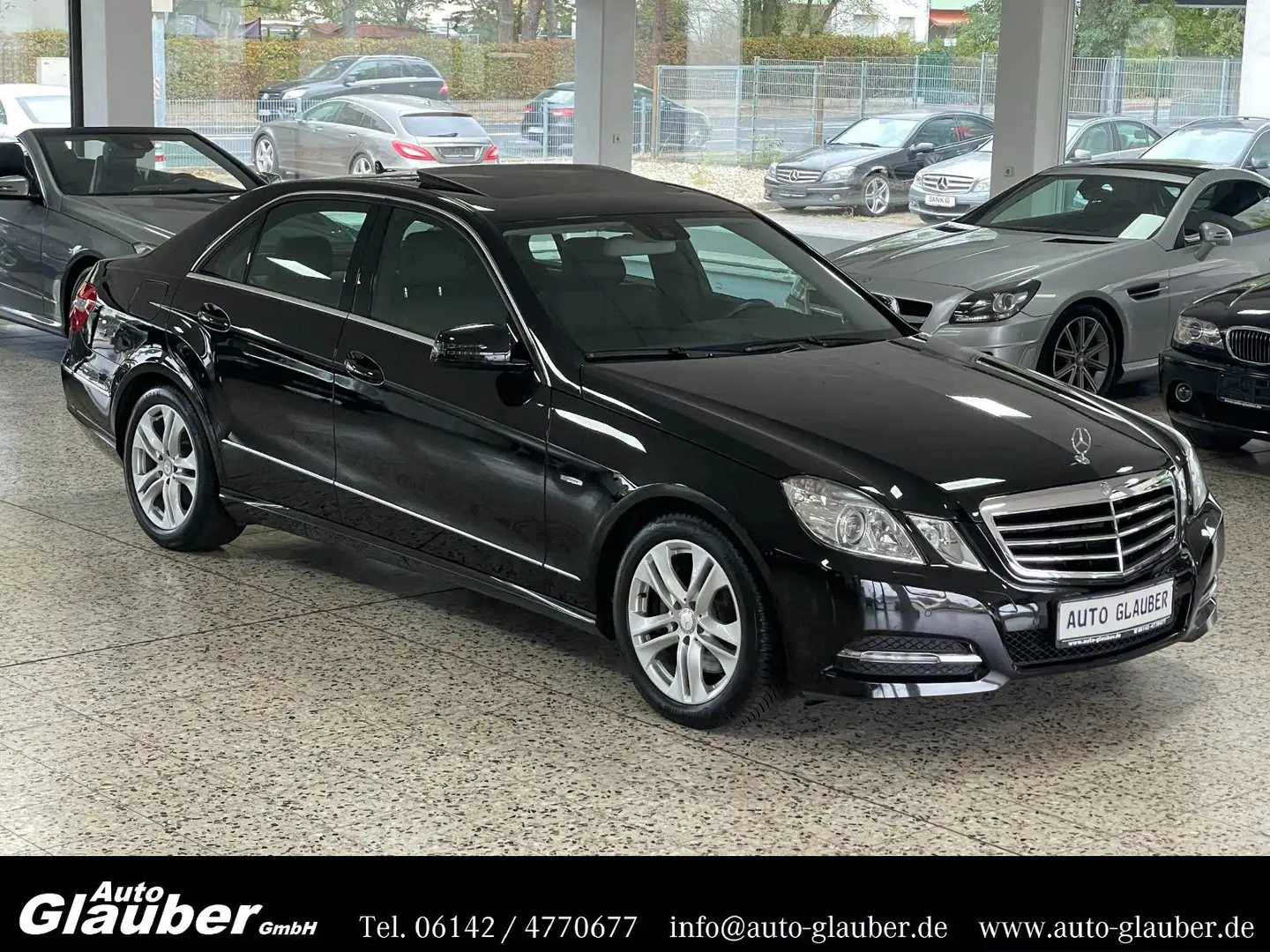 Mercedes-Benz E 350 E 300/350 CDI Xenon/Teilleder/Navi/GSD/1.Hand Noir - 1