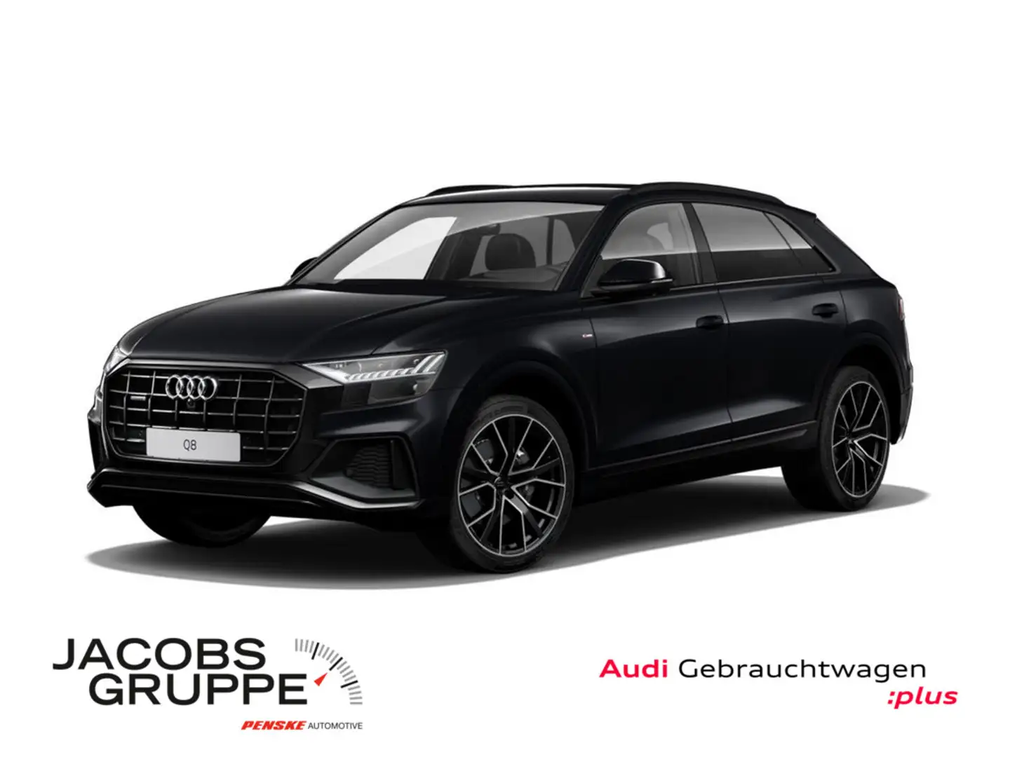 Audi Q8 55 TFSI quattro S-Line B&O*Matrix*TopView * Schwarz - 1