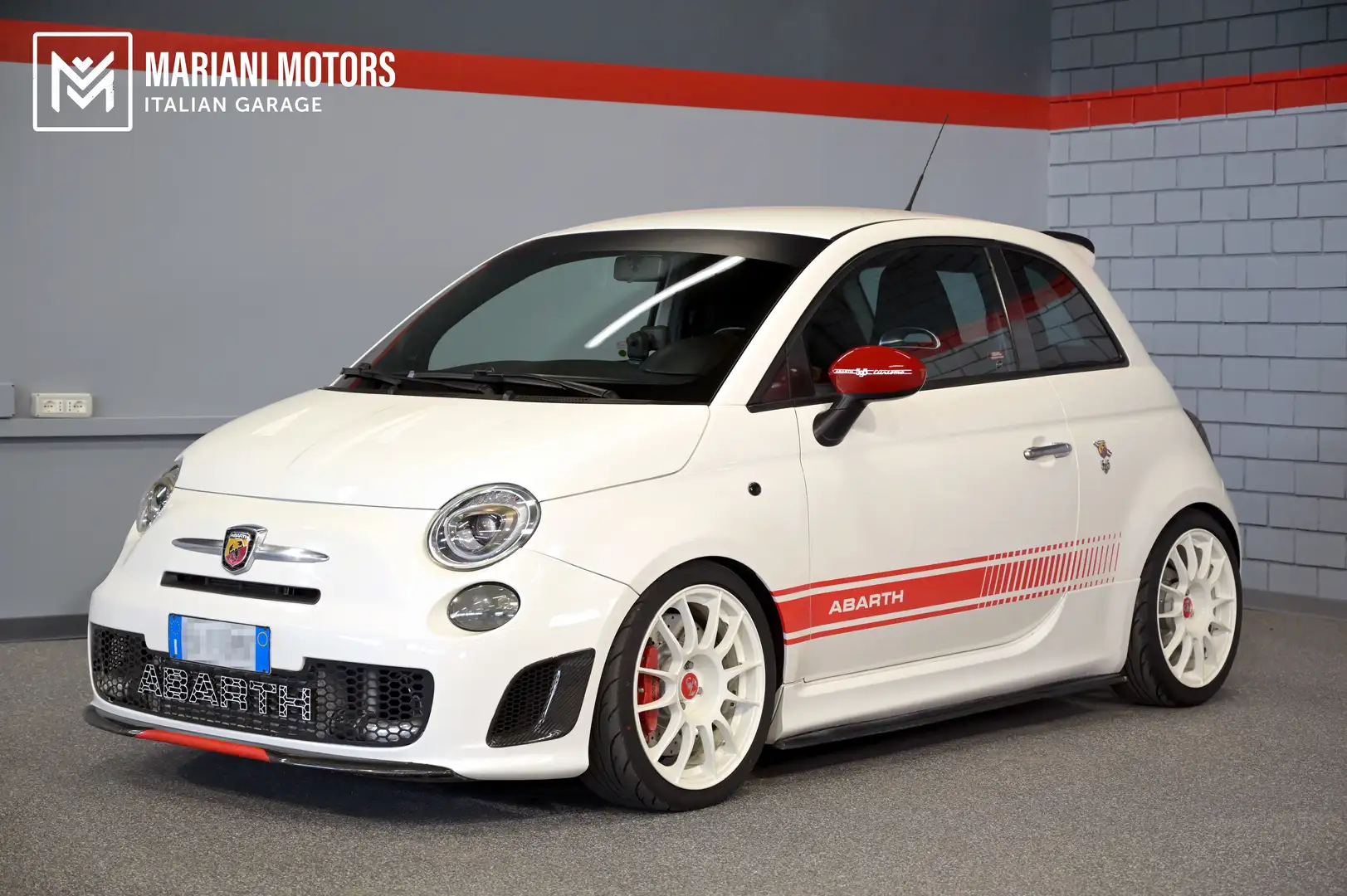 Abarth 500 Fiat 320cv! SCARICO CERCHI FILTRO ARIA MAPPE Bianco - 1