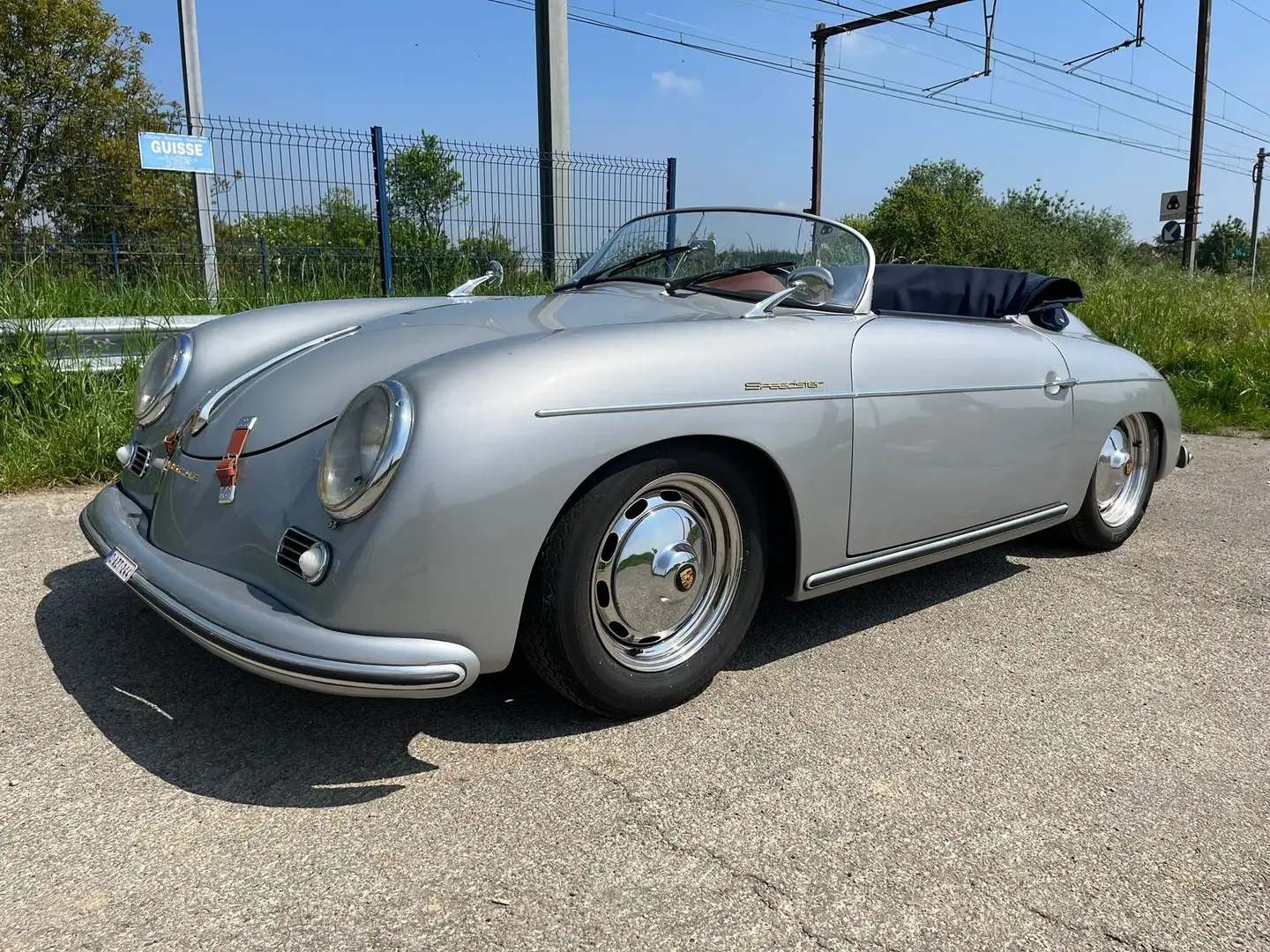 Porsche 356 Apal Speedster 356 replica Silver - 2