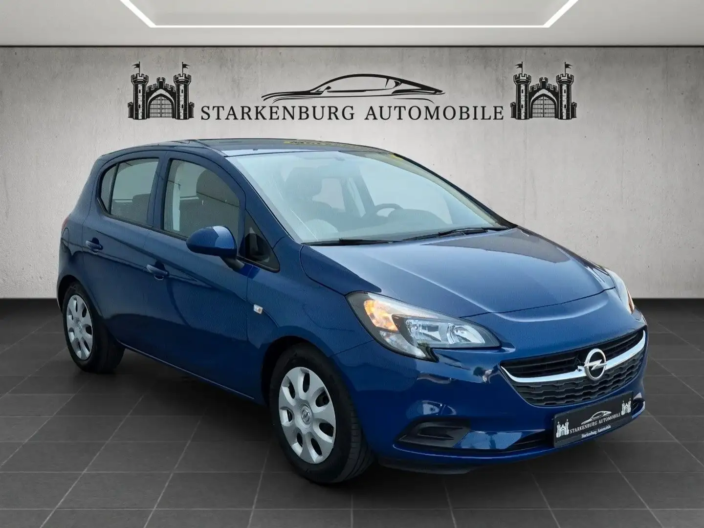 Opel Corsa E 1.4 Edition/Automatik/Klima/Servo/1.Hand Blau - 1