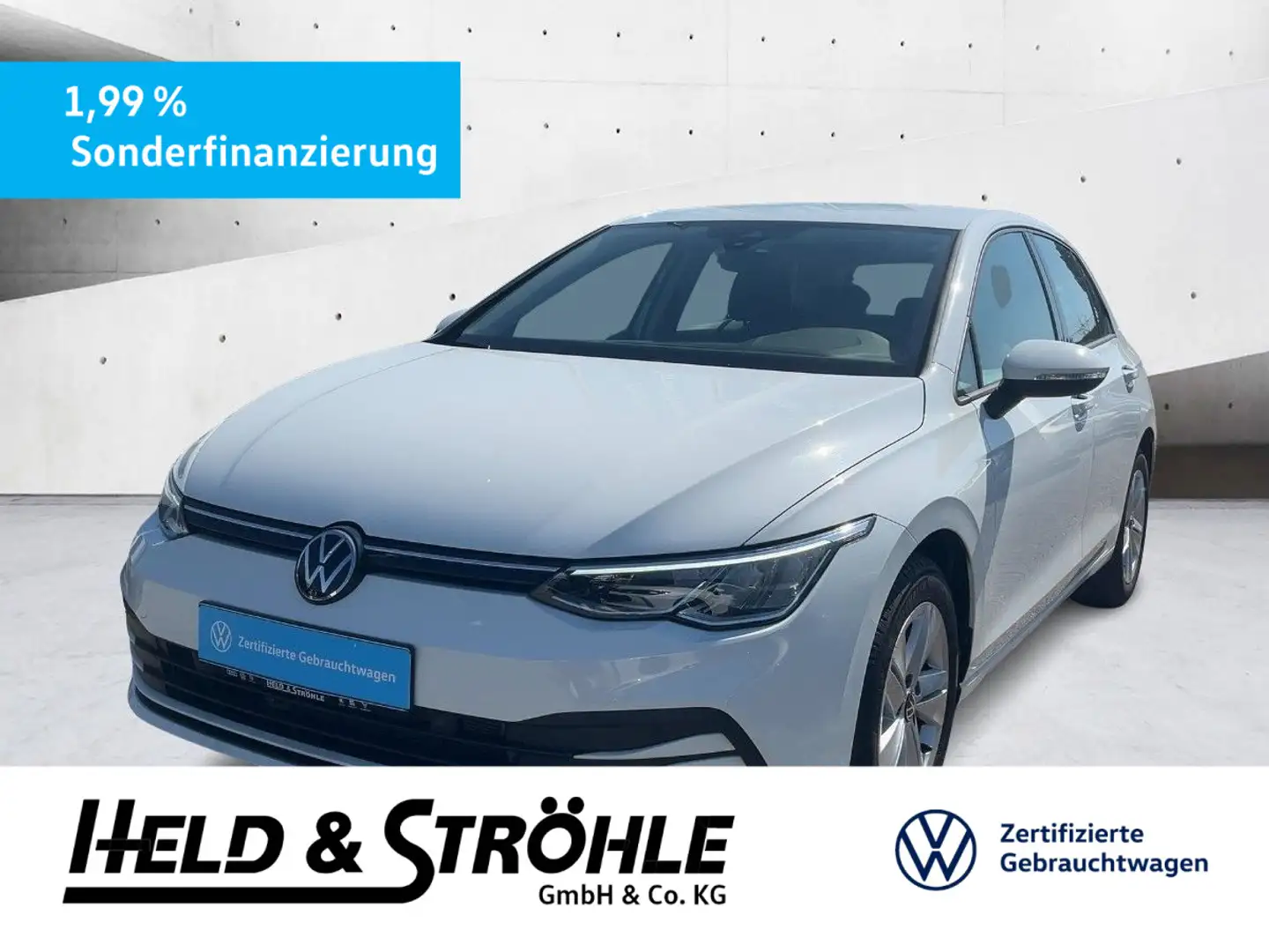 Volkswagen Golf 8 Life 1.5 TSI LED NAV PDC SHZ APP DAB+ Blanco - 1