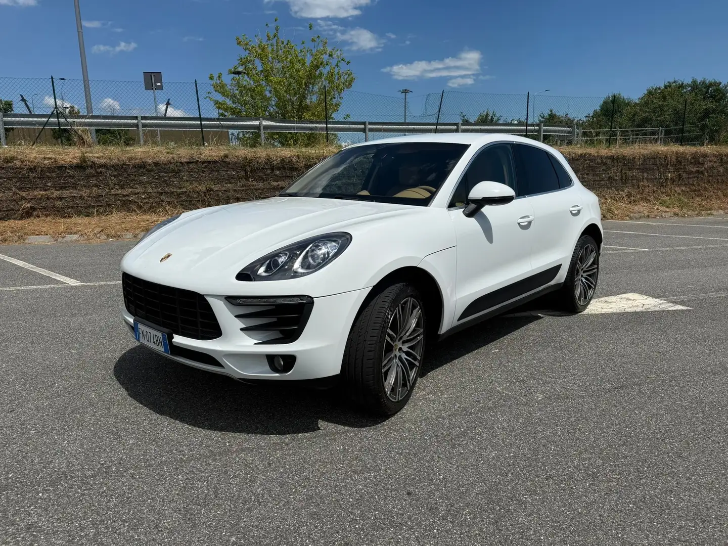 Porsche Macan porsche macans 3.0 s diesel Bianco - 1