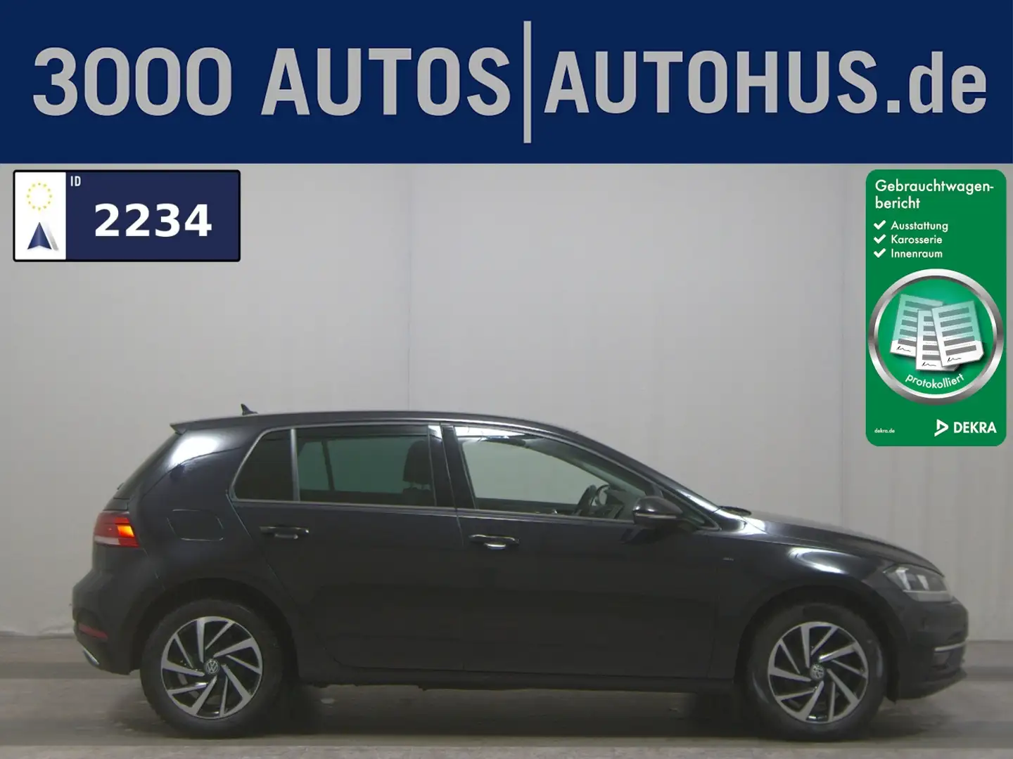 Volkswagen Golf -7 1.6 TDI Join Navi PDC SHZ Klima Noir - 1