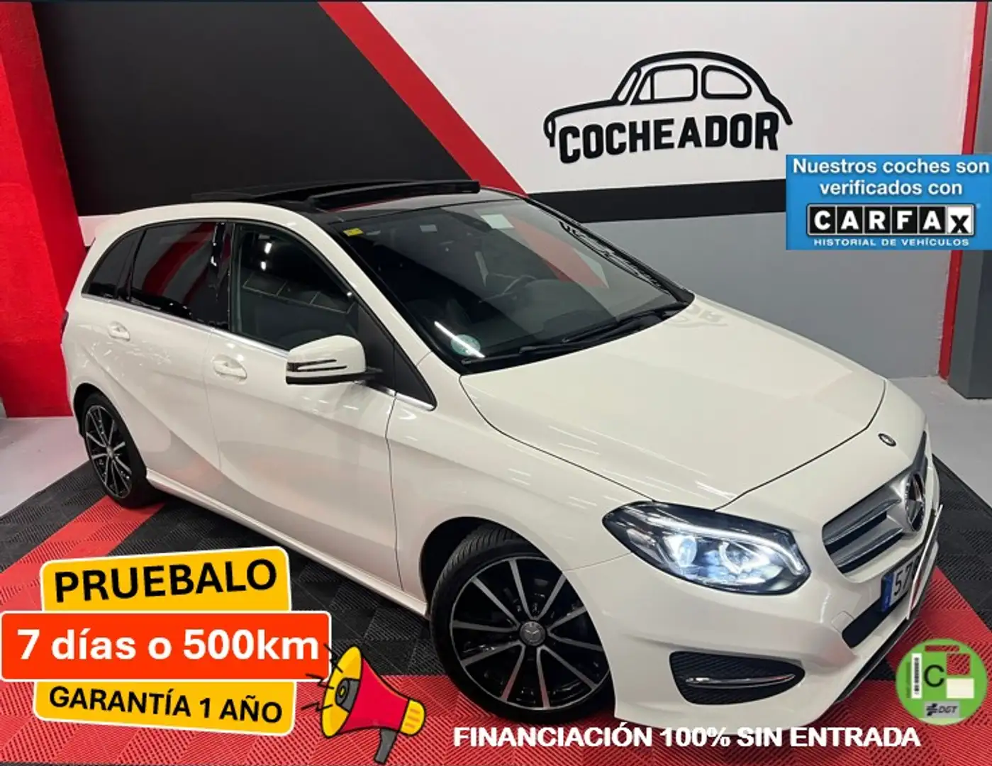 Mercedes-Benz B 180 180d 7G-DCT Blanc - 1