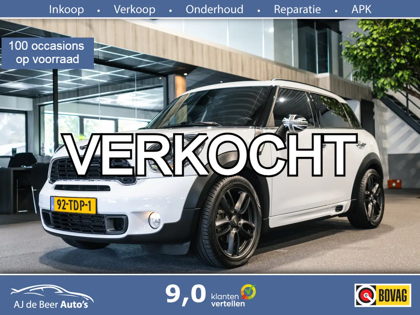 MINI Cooper S Countryman Mini 1.6 Navigatie | NAP | Cruise | Zeer nette aut Wit - 1