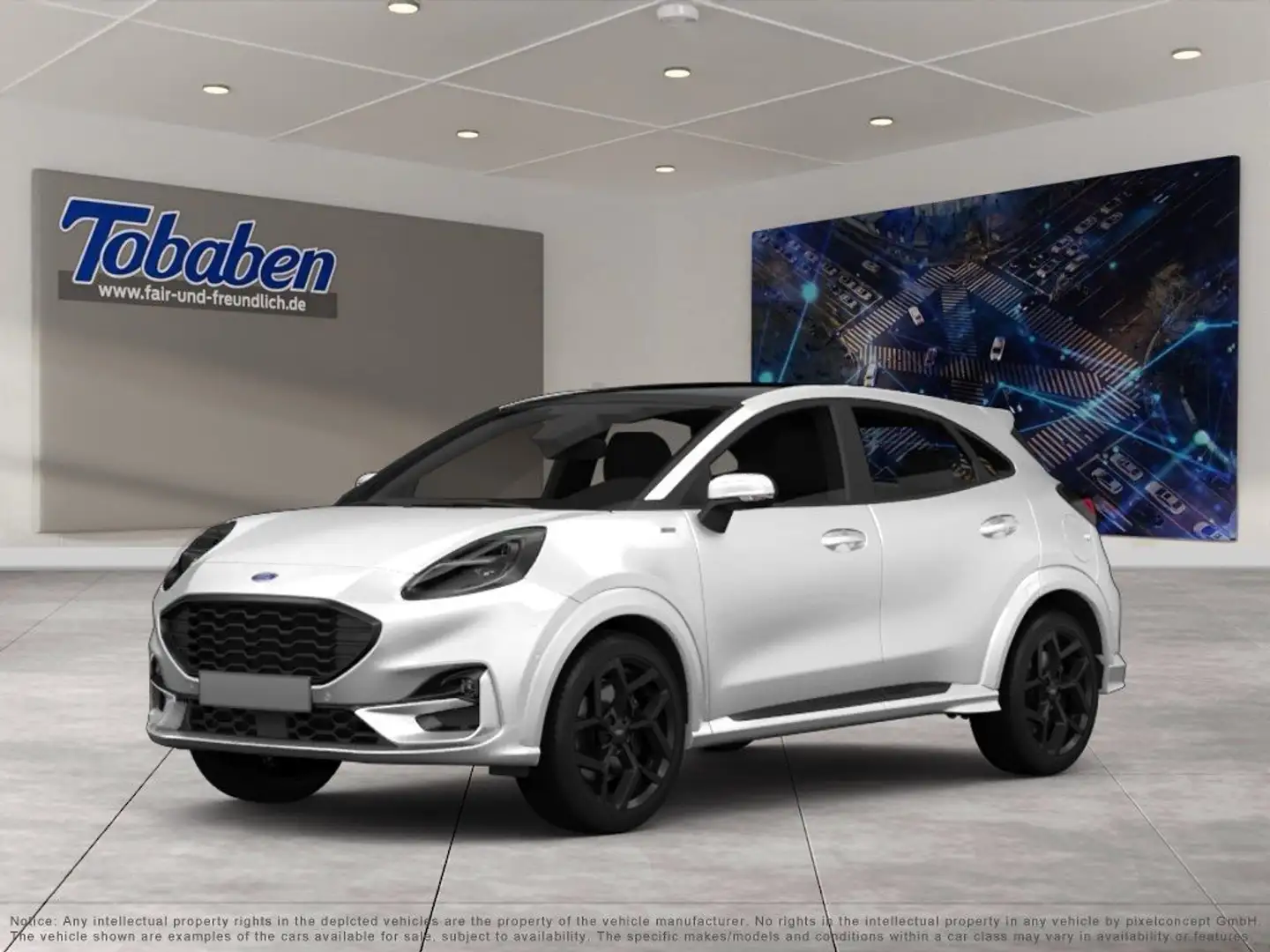 Ford Puma Titanium + Allwetter + Winterpaket Blanco - 1