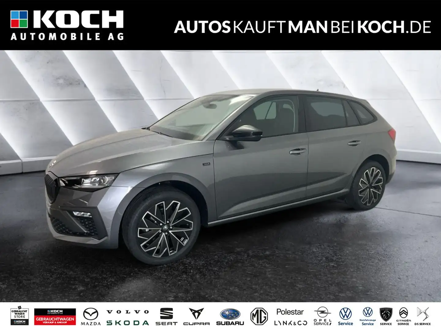 Skoda Scala 1.0TSI DSG Tour NAVI TOTWINKEL BLACK IMAGE Grau - 1