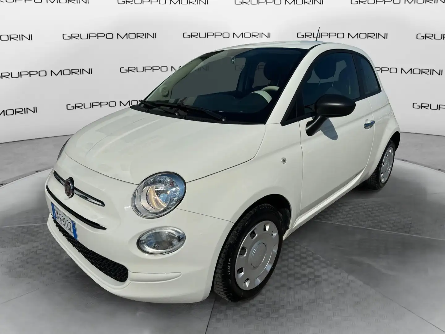 Fiat 500 1.0 Hybrid 70cv Blanc - 1