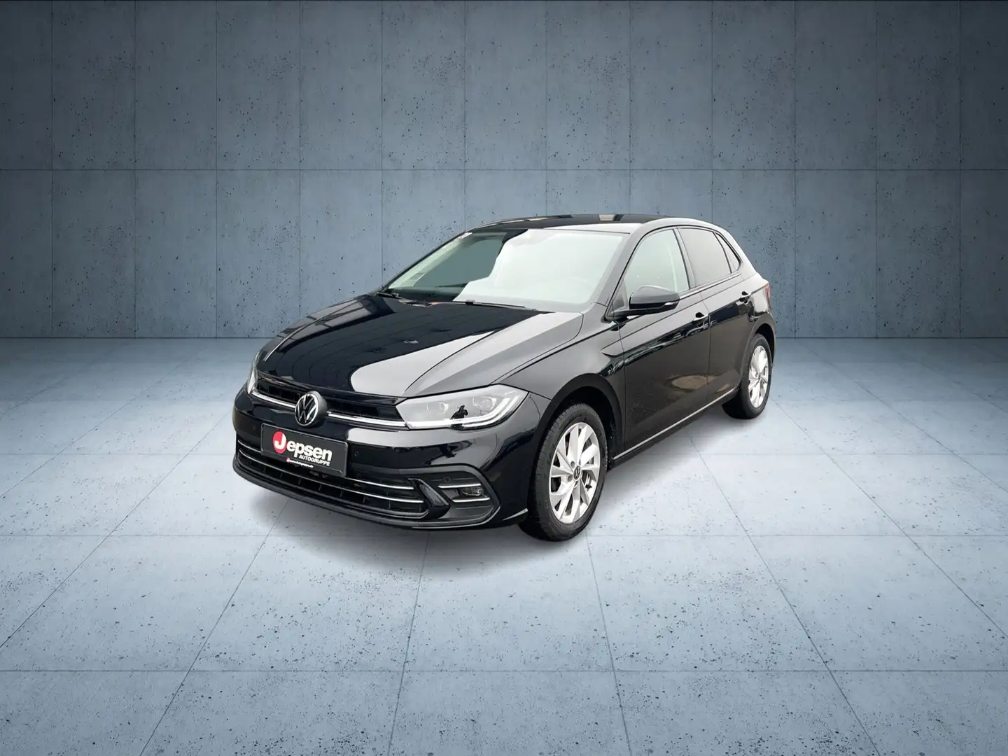Volkswagen Polo 1.0 TSI Style /NAVI /GARANTIE BIS 10/2026 Schwarz - 2
