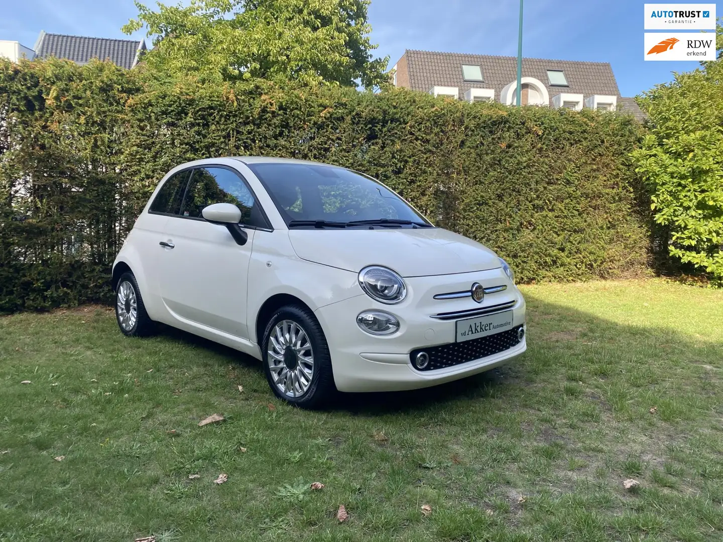 Fiat 500 1.2 Lounge I Apple Carplay I AAC I Parkeersensoren Wit - 1