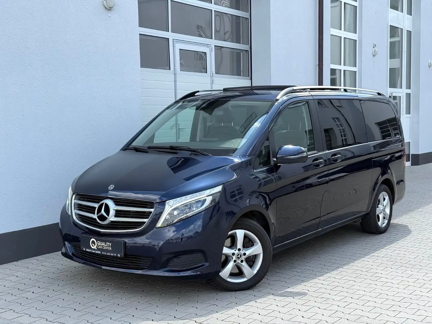 Mercedes-Benz V 250 9G LANG EDITION *AHK*TISCH PAKET*KAME* Bleu - 2